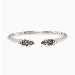 Kendra Scott Bianca Cuff Bracelet Platinum Drusy